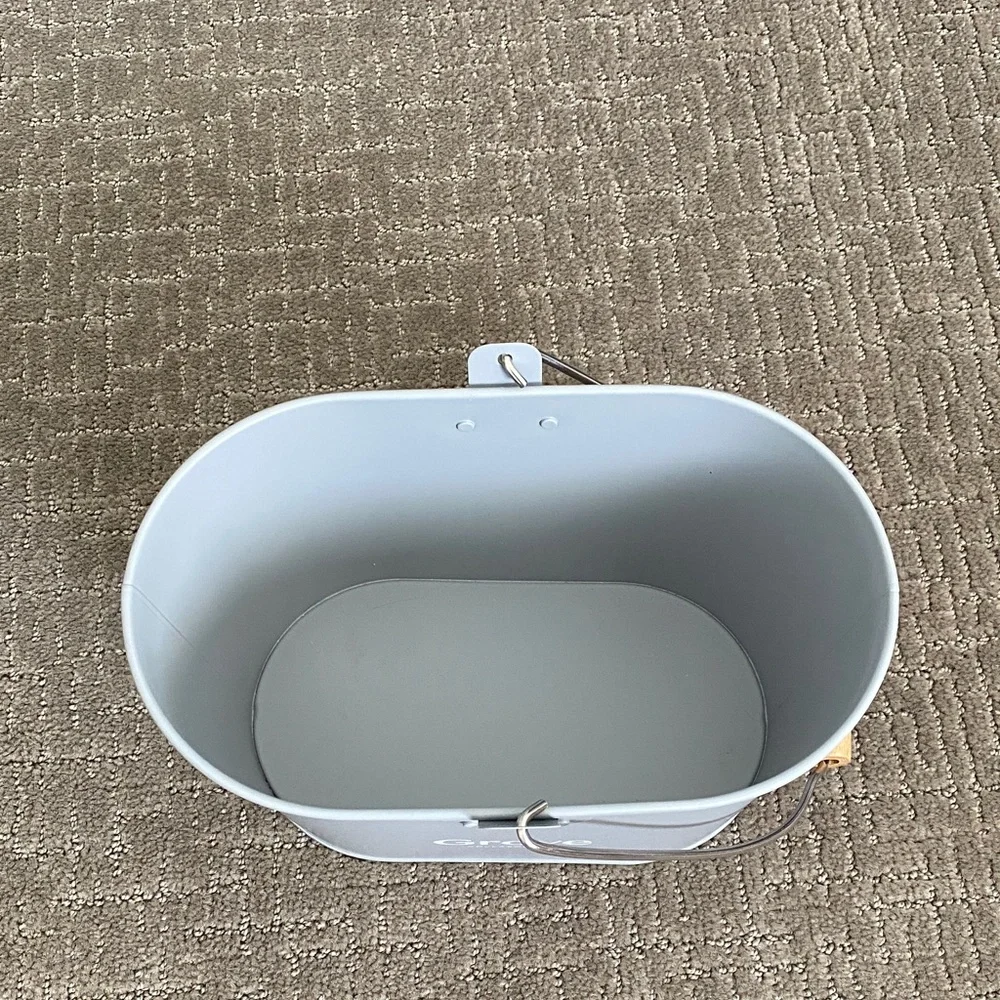Grove Collaborative Gray Metal Cleaning Caddy